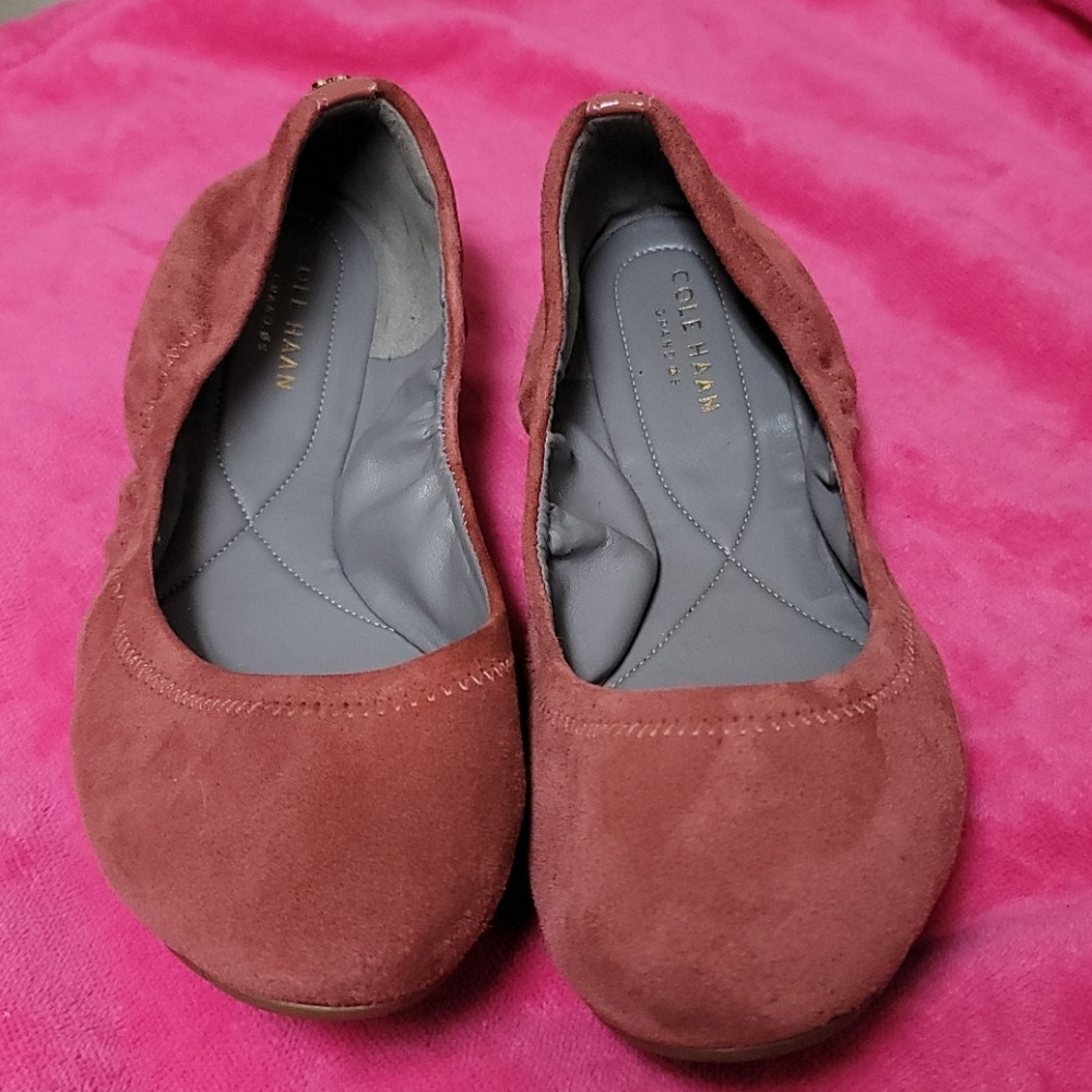 Cole Hann Grand.0s blush Rose ballet flats
